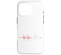 Go-Karts Carreras Bandera Carro Go-Kart Kart Racing Latido del corazón Carcasa para iPhone 16 Pro