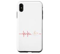 Go-Karts Carreras Bandera Carro Go-Kart Kart Racing Latido del corazón Carcasa para iPhone XS MAX