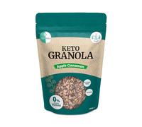 Go-Keto Keto Granola Apple Cinnamon 6x 290g - LowCarb Keto Muesli para un delicioso desayuno keto, con chips de coco, nueces, frutas, semillas de girasol y de calabaza, vegano, sin gluten