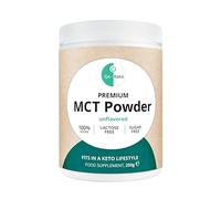 Go-Keto MCT Polvo, 250g - MCT C8/C10 prémium, 100% de aceite de coco sin aceite de palma, perfecto para la dieta ceto, ideal para un Keto Bulletproof Coffee, vegano