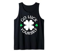 Go Luck Yourself Divertido Humor del Día de San Patricio Camiseta sin Mangas