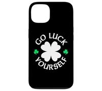 Go Luck Yourself Divertido Humor del Día de San Patricio Carcasa para iPhone 13