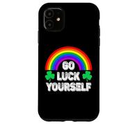 Go Luck Yourself Funny Día de San Patricio Carcasa para iPhone 11