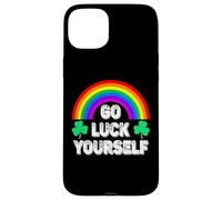 Go Luck Yourself Funny Día de San Patricio Carcasa para iPhone 15 Plus