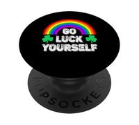 Go Luck Yourself Funny Día de San Patricio PopSockets PopGrip Adhesivo