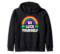 Go Luck Yourself Funny Día de San Patricio Sudadera con Capucha