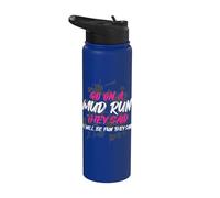 Go on a Mud Run Muddy Race - Carrera de barro Stainless Steel Insulated Water Bottle