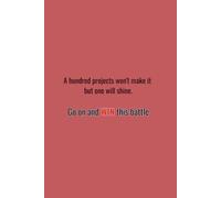 Go On and Win This Battle: Sqared Notebook, Motivational and inspirational Notebook