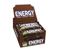 GO ON Barritas energéticas con vitaminas, 24 x 45 g, nutritiva Powerbar nueces de caramelo, sano Power Snack sin aceite de palma, barritas energéticas para fitness y deportes