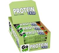 Go On Nutrition - Lata De Barrita Proteica Crujiente (24x50g) - Barritas de proteínas - Proteínas y carbohidratos - Caramelo de cacahuete