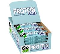 Go On Nutrition - Lata De Barrita Proteica Crujiente (24x50g) - Barritas de proteínas - Proteínas y carbohidratos - Galletas de caramelo