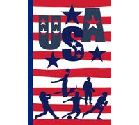 Go on USA: A journal / notebook/ diary for sports fan of U.S.A - American football, soccer, baseball, basketball, ice hockey: 6 inches x 9 inches | ... top| Cream colored inner pages - easy on eyes