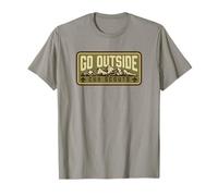 Go Outside! Cub Scouts Mountains Scouting Hiking Camiseta