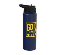 Go Outside! Cub Scouts Mountains Scouting Hiking Stainless Steel Insulated Water Bottle