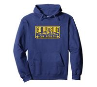 Go Outside! Cub Scouts Mountains Scouting Hiking Sudadera con Capucha