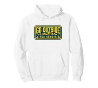Go Outside! Cub Scouts Mountains Scouting Hiking Sudadera con Capucha