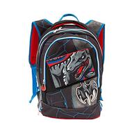 GO POP - Mochila extensible - con 3 gráficos frontales intercambiables y Pop-Up, 3 compartimentos con cremallera, respaldo y tirantes acolchados, apto para la escuela primaria, 31 l x43 h x17,5 p cm,