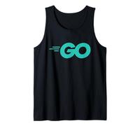 Go Programming Language con Go Logo Golang desarrolladores Camiseta sin Mangas