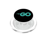 Go Programming Language Design with Go Logo Go Desarrolladores PopSockets PopGrip para MagSafe