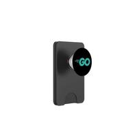 Go Programming Language Design with Go Logo Go Desarrolladores PopSockets PopWallet para MagSafe