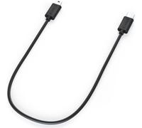 GO SOLID! Cable de carga para Smartphones con USB-C | Carga durante el ciclismo | Adecuado para Bosch Intuvia, Kiox, computadora bicicleta | 30 cm | negro
