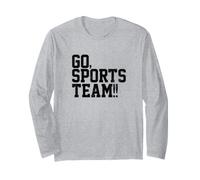 Go Sports Team Funny Sarcastic Do The Thing Puntos Manga Larga