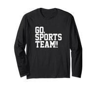 Go Sports Team Funny Sarcastic Do The Thing Puntos Manga Larga