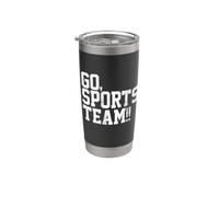 Go Sports Team Funny Sarcastic Do The Thing Puntos Vaso térmico de acero inoxidable de doble pared
