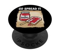 Go Spread It The Gospel PopSockets PopGrip Adhesivo