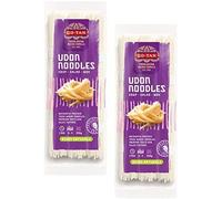 Go-Tan Establecido Fideos de Udon 1954 Fideos de trigo gruesos auténticos Sabor y textura premium/Fideos de trigo Auténtico grosor de espaguetis de trigo y consistencia premium - 2 x 250 gramos