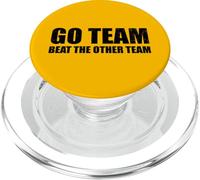 Go Team Beat The Other Team Funny Sarcástico Sports Humor PopSockets PopGrip para MagSafe