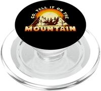 Go Tell It On The Mountain Retro Sunset Carol PopSockets PopGrip para MagSafe