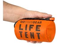 Go Time Gear Life Tent Refugio de Supervivencia de Emergencia - Tienda de Emergencia para 2 Personas - Uso como Tienda de Supervivencia, Refugio de Emergencia, Tienda de campaña de Tubo, Lona de