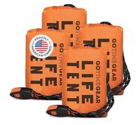 Go Time Gear Tienda de campaña de Supervivencia de Emergencia, Tienda de campaña para 2 Personas, Uso como Tienda de campaña, Refugio de Emergencia, Tienda de Tubo, Lona de Supervivencia, Incluye