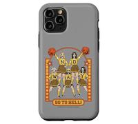 Go to Hell! Skull Cheerleader Retro Funny Adult Humor Carcasa para iPhone 11 Pro