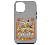 Go to Hell! Skull Cheerleader Retro Funny Adult Humor Carcasa para iPhone 12/12 Pro