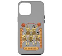 Go to Hell! Skull Cheerleader Retro Funny Adult Humor Carcasa para iPhone 12 Pro Max