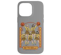 Go to Hell! Skull Cheerleader Retro Funny Adult Humor Carcasa para iPhone 14 Pro Max