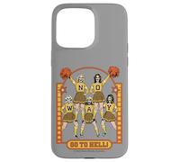 Go to Hell! Skull Cheerleader Retro Funny Adult Humor Carcasa para iPhone 15 Pro Max
