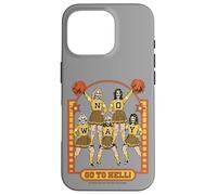 Go to Hell! Skull Cheerleader Retro Funny Adult Humor Carcasa para iPhone 16 Pro