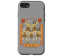Go to Hell! Skull Cheerleader Retro Funny Adult Humor Carcasa para iPhone SE (2020) / 7 / 8