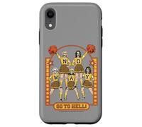Go to Hell! Skull Cheerleader Retro Funny Adult Humor Carcasa para iPhone XR