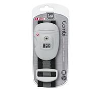 Go Travel Combi Strap Cinturón de equipaje con cerradura de combinación 5 cm negro