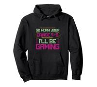 Go Work Your Cringe 9-5 I'll Be Gaming Juego de jugadores Sudadera con Capucha