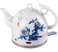 GOABXYEN Hervidor De Agua Caliente Tetera Eléctrica Inalámbrica De Cerámica - Jarra Retro De 1 L, Base Extraíble De 1000 W, Hervir Dryion/a XXZ