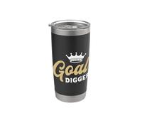 Goal Digger Business CEO Boss Retro Hustle Emprendedor Vaso térmico de acero inoxidable de doble pared