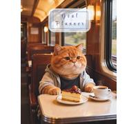 Goal Planner: 100 Pages of Goal Setting, Action Steps & Notes | Cat on Train Aesthetic Productivity Journal