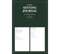 Goal Setting Journal: Plan Track and Achieve Your Dreams with SMART Goals Monthly Reviews and Habit Tracking | Success Planner for Personal Growth and Productivity