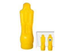 Goalkeeper Mannequin - Durable PVC Inflatable Defender, Water-Filled Base Stability, Football Training Equipment, Portable Soccer Practice, Air Filled Free Kick Wall | Athletic Motion Target