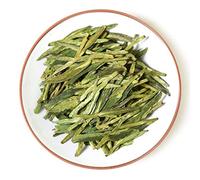 GOARTEA 250g (8.8 Oz) Premium Organic Anji Bai Cha Long Jing White Dragon Well Loose Spring Leaf Chinese GREEN TEA Verde
